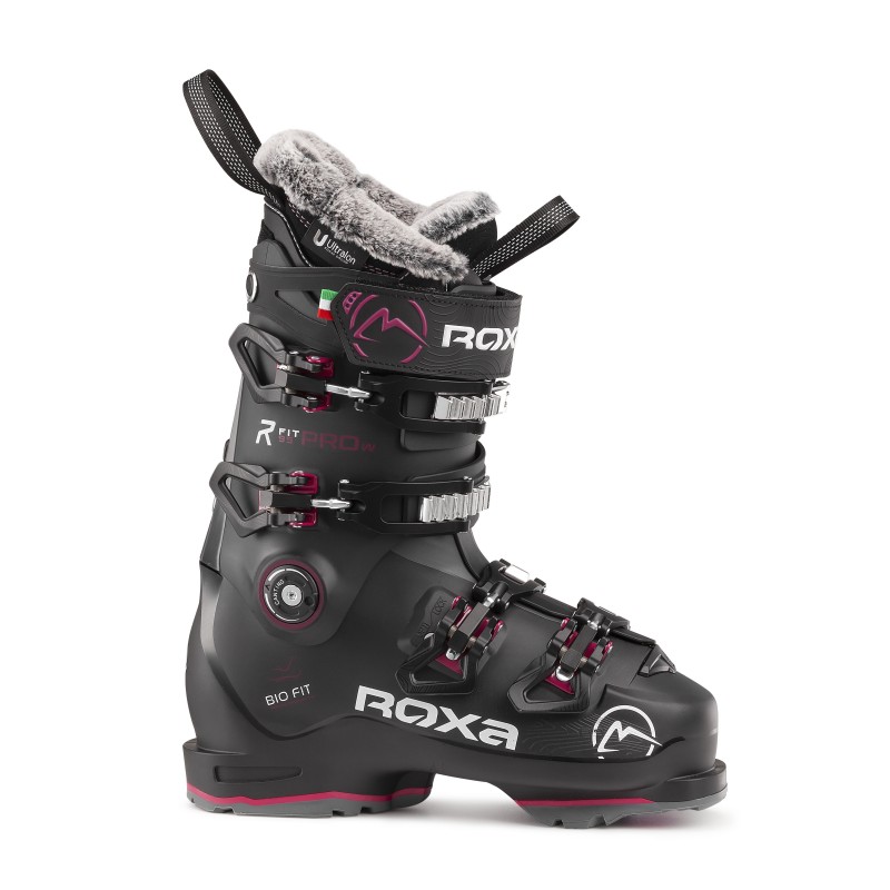 ROXA R/Fit Pro W 95 je ženski specifični smučarski čevelj, namenjen srednijm in naprednim smučarkam na vseh terenih, ki iščejo visoke zmogljivosti in nadzor za smučanje povsod na smučišču.