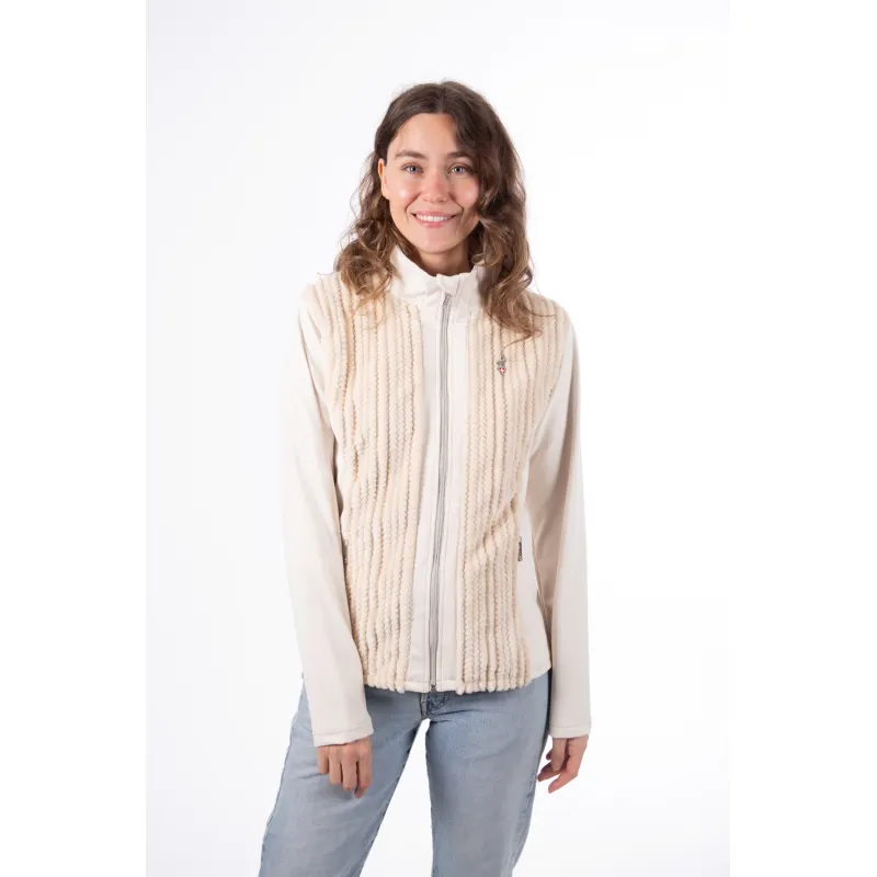Discover the comfortable and stretchy women's midlayer AULP CISSY SWANN. Perfect as a warm mid-layer for skiing, hiking, or everyday wear. Exceptional breathability, soft fleece, and top freedom of movement. Order at AS Sport Outlet!