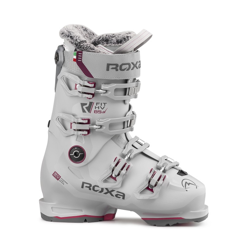 Ženski smučarski čevlji ROXA R/FIT HV 85 W – GW nudijo popolno prileganje, toplino in udobje. Flex 85, širše BioFit CM kopito in toplotno oblikovljiv notranji čevelj za popolno smučarsko izkušnjo. Odkrij jih na AS Sport Outlet!